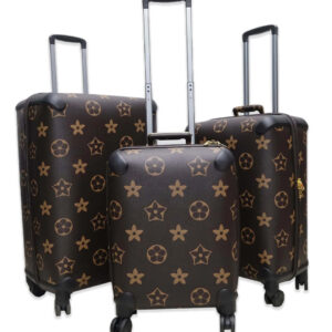 Leather Luggage Brown