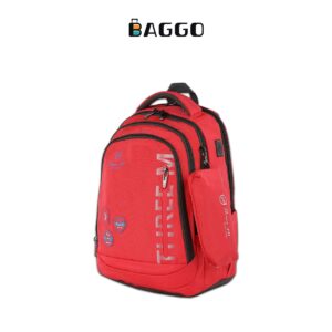 Three M Smart Backpack Classic Red