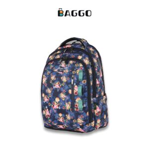 Three M Smart Backpack Flowery Blue
