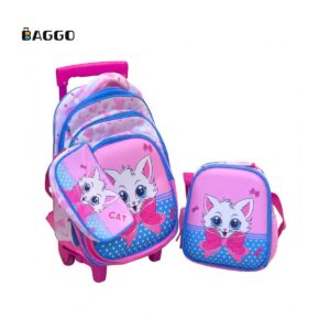 Glossy Star Trolley Cat Full Set + Anti-Break Trolley Size 17.5