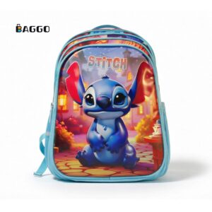 ThreeM Full Set School Bag Stitch Light Blue Size 18