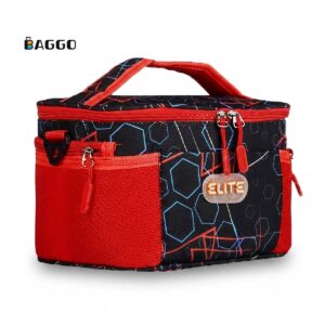 Elite Lunch Bag Black and Red