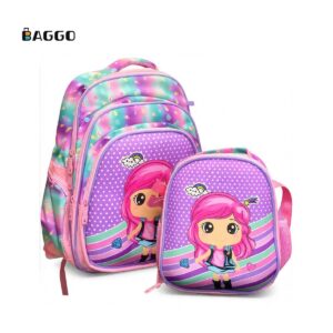 Glossy Star Size 17.5 Purple Girl Full Set Without Trolley