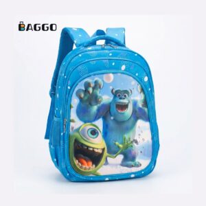 Momolly 2268 ( Full Set, Size 16 & 18 ) School Bag Monsters