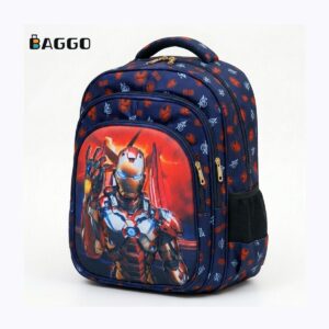 Momolly 2268 ( Full Set, Size 16 & 18 ) School Bag Iron Man