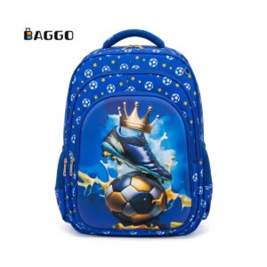 Momolly 2268 ( Full Set, Size 16 & 18 ) School Bag FootBall