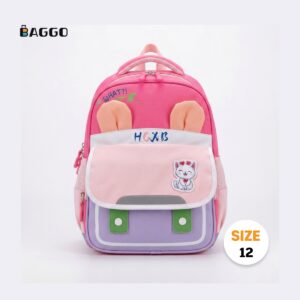 Pink Cat Nursery Bag Size 12