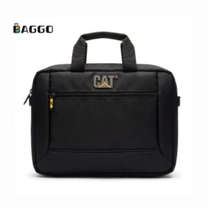 CAT Laptop Cross Bag with Main Hand Black - 15.6 Inch