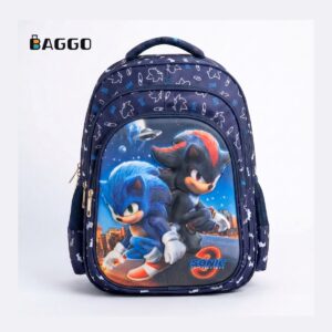 Momolly 2268 ( Full Set, Size 16 & 18 ) School Bag Sonic 3