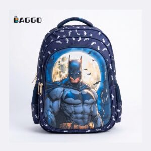 Momolly 2268 ( Full Set, Size 16 & 18 ) School Bag Bat Man