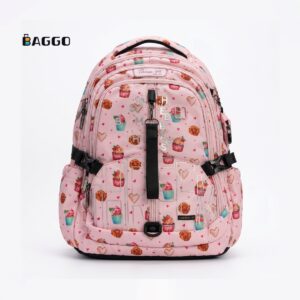 Three M Smart + Pencil Case Size 20 Pink Hearts